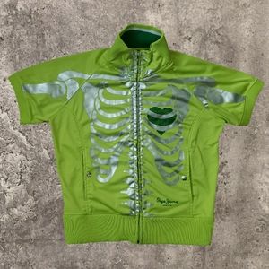 Pepe Jeans London Skeleton SS Jacket Womens L Crop